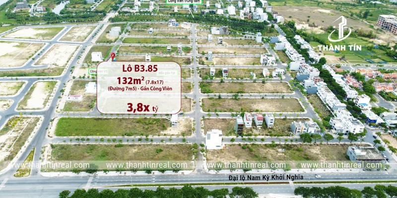 Chào bán lô biệt thự V5 gần trục chính Bắc Nam, Giá chỉ 3,85 tỷ tại FPT Đà Nẵng - Gọi ngay 0905935288