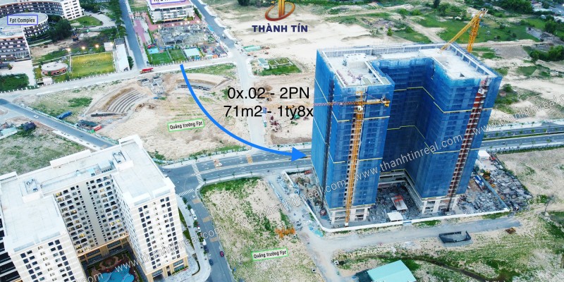 Bán căn hộ tầng thấp, view quảng trường chung cư Fpt Plaza2 Đà Nẵng