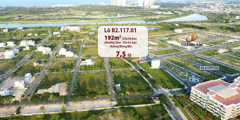 Chào bán lô biệt thự Góc đường lớn 26m tại FPT Đà Nẵng - Giá hấp dẫn nhà đầu tư