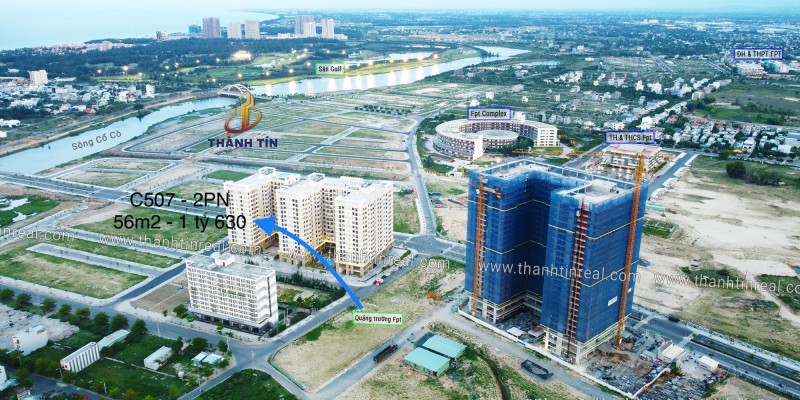 Căn hộ chung cư Fpt Plaza Đà Nẵng C507, Chuẩn bị nhận sổ, nội thất mới