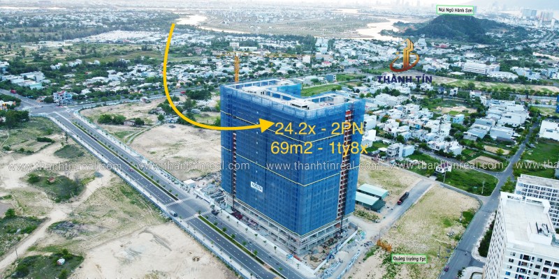 Bán nhanh căn hộ 2PN hướng Nam thuộc chung cư Fpt Plaza2 Đà Nẵng