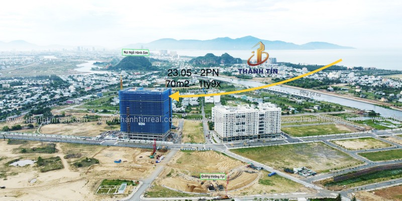 Bán căn hộ chung cư plaza2 Đà Nẵng, 2PN, View biển, nội thất mới 100%